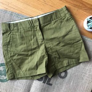 MOVING SALE! {J. Crew} Chino Olive Green Shorts